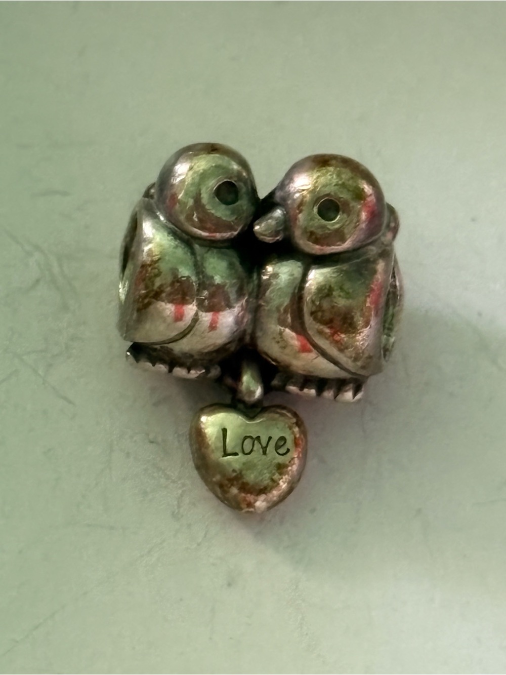 Pandora Two birds Love Charm